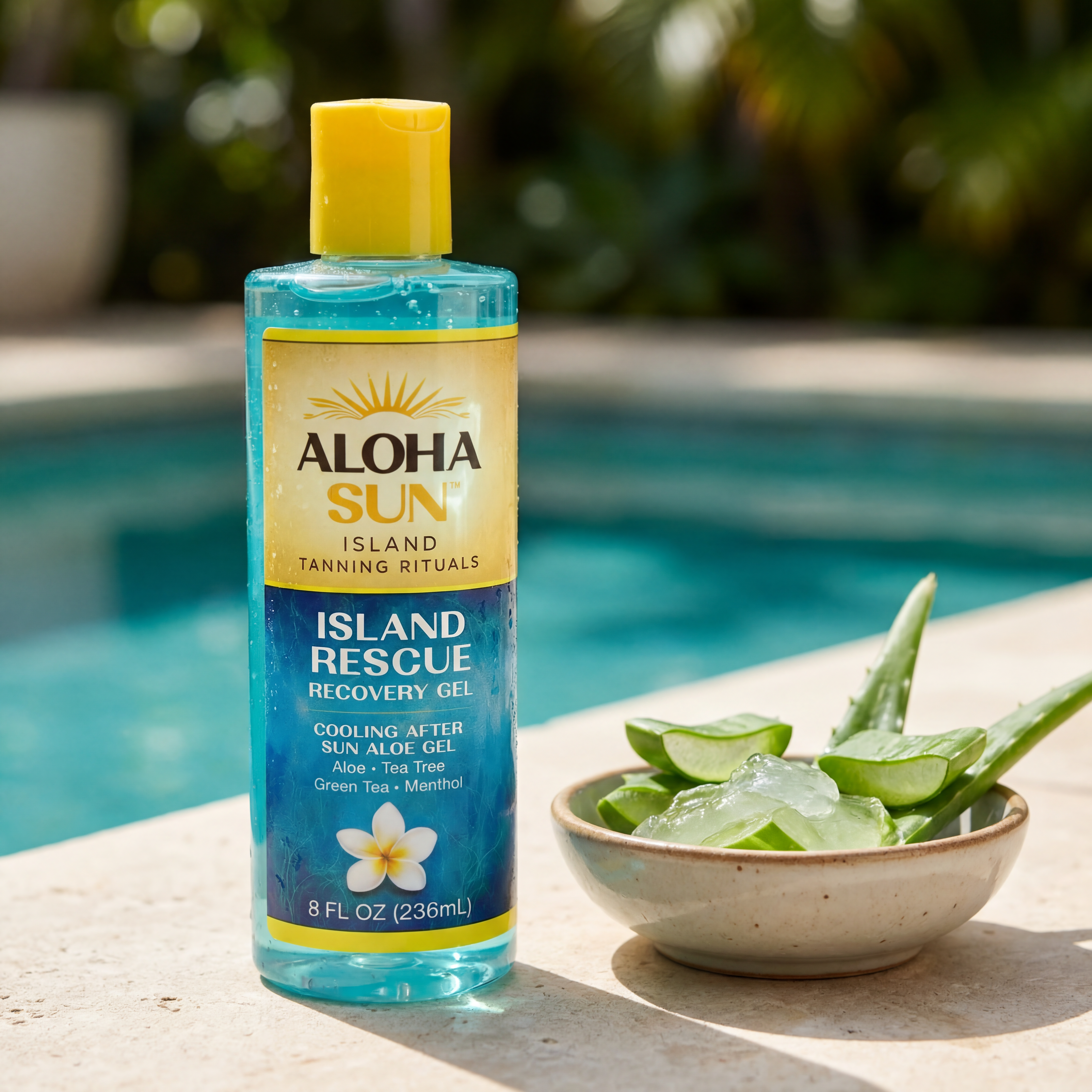 Island Rescue Recovery Gel — "Burn to Brown" After-Sun Aloe