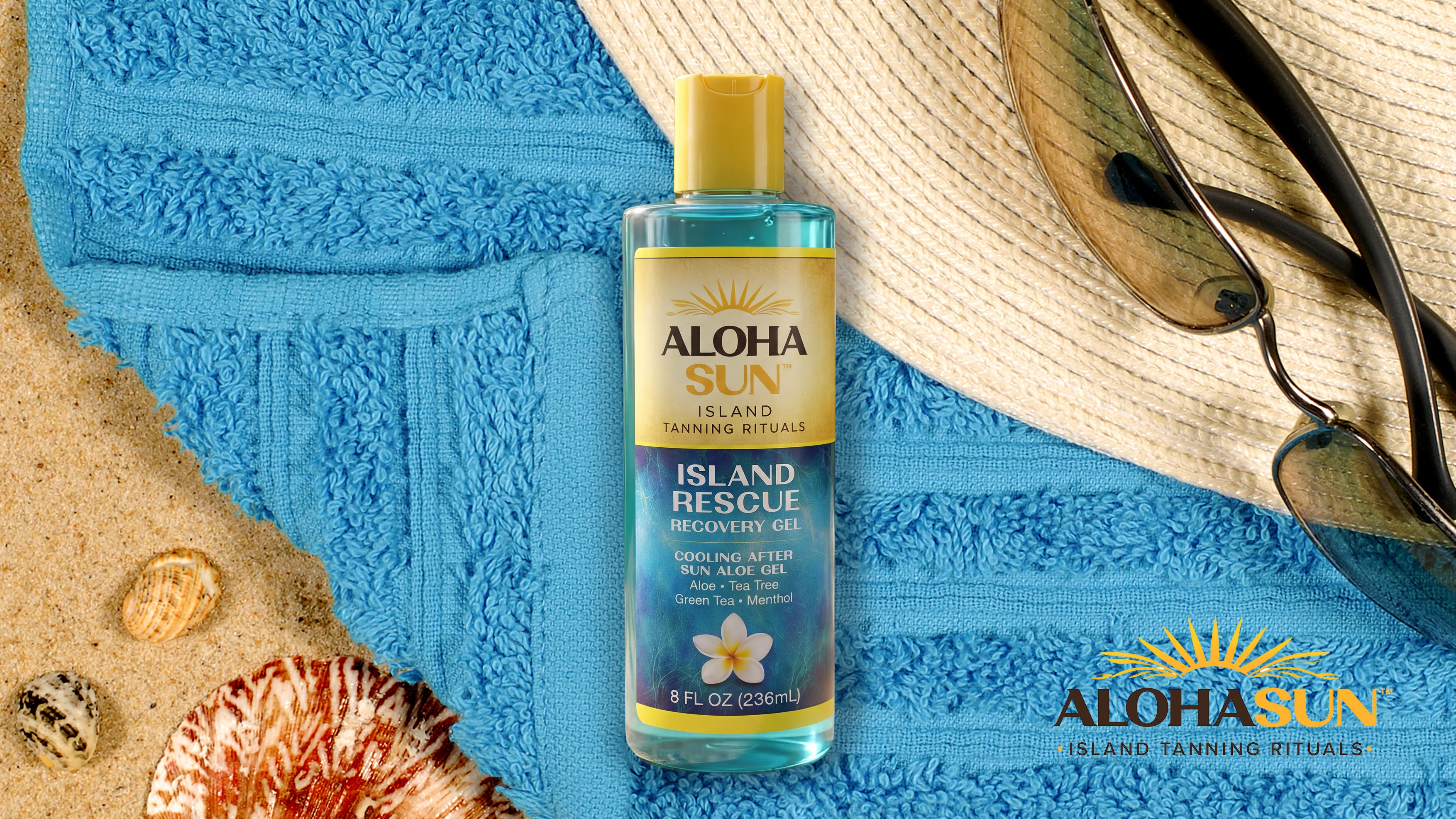 Island Rescue Recovery Gel — "Burn to Brown" After-Sun Aloe