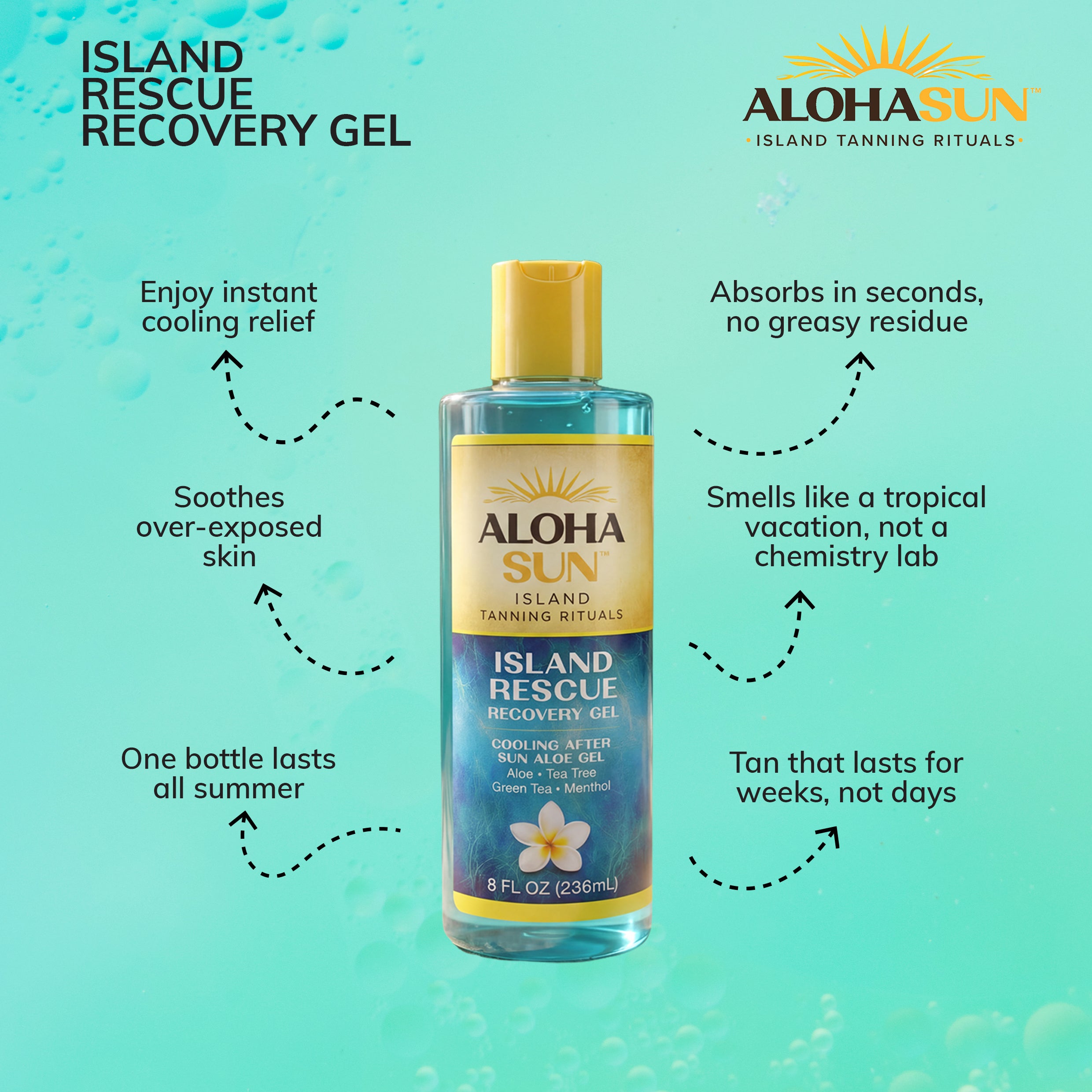 Island Rescue Recovery Gel — After-Sun Cooling Aloe Gel